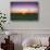 USA, Indiana. Soybean Field and Wind Farm at Sundown-Rona Schwarz-Stretched Canvas displayed on a wall