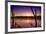 USA, Indiana, the Celery Bog Wetlands in Winter at Sunset-Rona Schwarz-Framed Photographic Print