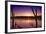 USA, Indiana, the Celery Bog Wetlands in Winter at Sunset-Rona Schwarz-Framed Photographic Print