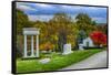USA, Indianapolis, Indiana. Crown Hill Cemetery-Rona Schwarz-Framed Stretched Canvas