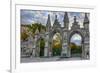 USA, Indianapolis, Indiana. the Entrance Gate to Crown Hill Cemetery-Rona Schwarz-Framed Photographic Print