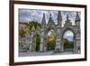 USA, Indianapolis, Indiana. the Entrance Gate to Crown Hill Cemetery-Rona Schwarz-Framed Photographic Print