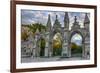 USA, Indianapolis, Indiana. the Entrance Gate to Crown Hill Cemetery-Rona Schwarz-Framed Photographic Print