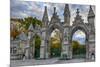 USA, Indianapolis, Indiana. the Entrance Gate to Crown Hill Cemetery-Rona Schwarz-Mounted Photographic Print
