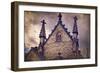 USA, Indianapolis, Indiana. the Gothic Chapel at Crown Hill Cemetery-Rona Schwarz-Framed Photographic Print