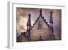 USA, Indianapolis, Indiana. the Gothic Chapel at Crown Hill Cemetery-Rona Schwarz-Framed Photographic Print