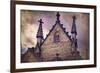 USA, Indianapolis, Indiana. the Gothic Chapel at Crown Hill Cemetery-Rona Schwarz-Framed Photographic Print