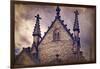 USA, Indianapolis, Indiana. the Gothic Chapel at Crown Hill Cemetery-Rona Schwarz-Framed Photographic Print