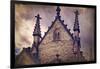 USA, Indianapolis, Indiana. the Gothic Chapel at Crown Hill Cemetery-Rona Schwarz-Framed Photographic Print