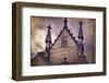 USA, Indianapolis, Indiana. the Gothic Chapel at Crown Hill Cemetery-Rona Schwarz-Framed Photographic Print