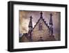 USA, Indianapolis, Indiana. the Gothic Chapel at Crown Hill Cemetery-Rona Schwarz-Framed Photographic Print