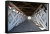 USA, Iowa, St. Charles, Imes Covered Bridge-Bernard Friel-Framed Stretched Canvas