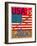 USA Is Baseball-Joost Hogervorst-Framed Art Print