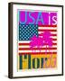 USA Is Florida-Joost Hogervorst-Framed Art Print