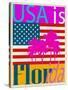 USA Is Florida-Joost Hogervorst-Stretched Canvas