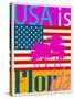 USA Is Florida-Joost Hogervorst-Stretched Canvas