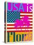 USA Is Florida-Joost Hogervorst-Stretched Canvas