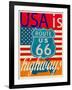 USA Is Highways-Joost Hogervorst-Framed Art Print