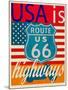 USA Is Highways-Joost Hogervorst-Mounted Art Print