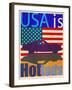 USA Is Hot Rods-Joost Hogervorst-Framed Art Print