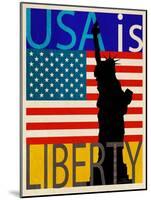 USA Is Liberty-Joost Hogervorst-Mounted Art Print