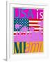 USA Is Miami-Joost Hogervorst-Framed Art Print