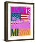 USA Is Miami-Joost Hogervorst-Framed Art Print