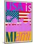 USA Is Miami-Joost Hogervorst-Mounted Art Print