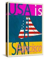 USA Is San Francisco-Joost Hogervorst-Stretched Canvas