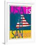 USA Is San Francisco-Joost Hogervorst-Framed Art Print