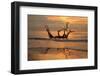 USA, Jekyll Island, Georgia. Driftwood Beach at sunrise.-Joanne Wells-Framed Photographic Print