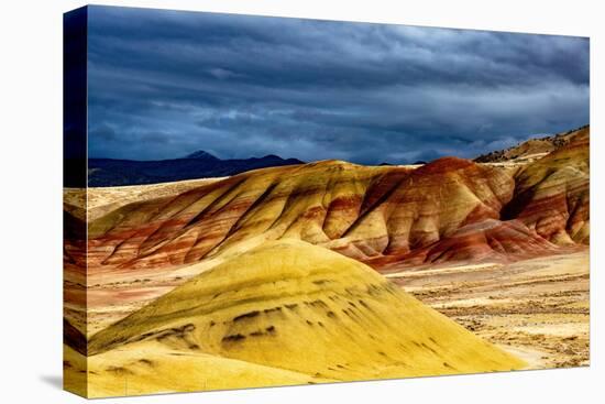 USA, John Day Fossil Beds, Painted Hills Unit Overlook-Bernard Friel-Stretched Canvas