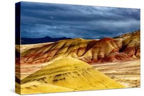 USA, John Day Fossil Beds, Painted Hills Unit Overlook-Bernard Friel-Stretched Canvas