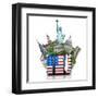 Usa, Landmarks USA-Dorian2013-Framed Art Print