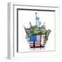 Usa, Landmarks USA-Dorian2013-Framed Art Print