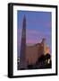 USA, Las Vegas, Hotel Mandala Bay and Luxor, Evening Light-Catharina Lux-Framed Photographic Print