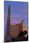 USA, Las Vegas, Hotel Mandala Bay and Luxor, Evening Light-Catharina Lux-Mounted Photographic Print