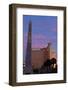 USA, Las Vegas, Hotel Mandala Bay and Luxor, Evening Light-Catharina Lux-Framed Photographic Print