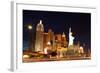 USA, Las Vegas, Hotel 'New York New York', Evening Light-Catharina Lux-Framed Photographic Print