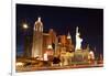 USA, Las Vegas, Hotel 'New York New York', Evening Light-Catharina Lux-Framed Premium Photographic Print