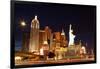 USA, Las Vegas, Hotel 'New York New York', Evening Light-Catharina Lux-Framed Premium Photographic Print