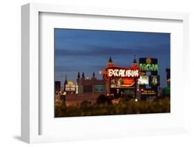 USA, Las Vegas, the Strip, Neon Lights-Catharina Lux-Framed Photographic Print