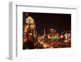 USA, Las Vegas, the Strip, Night Photography-Catharina Lux-Framed Photographic Print