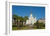 USA, Louisiana, New Orleans, French Quarter, Jackson Square, Saint Louis Cathedral-Bernard Friel-Framed Photographic Print