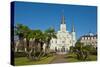 USA, Louisiana, New Orleans, French Quarter, Jackson Square, Saint Louis Cathedral-Bernard Friel-Stretched Canvas