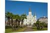 USA, Louisiana, New Orleans, French Quarter, Jackson Square, Saint Louis Cathedral-Bernard Friel-Mounted Photographic Print