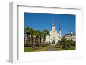 USA, Louisiana, New Orleans, French Quarter, Jackson Square, Saint Louis Cathedral-Bernard Friel-Framed Photographic Print