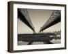 USA, Louisiana, New Orleans, Greater New Orleans Bridge and Mississippi River-Walter Bibikow-Framed Photographic Print