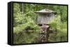 USA, Louisiana, New Orleans, Lafitte, Jean Lafitte NHP. Bayou cabin.-Cindy Miller Hopkins-Framed Stretched Canvas