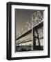 USA, Louisiana, New Orleans, the Greater New Orleans Bridge and Mississippi River-Walter Bibikow-Framed Photographic Print